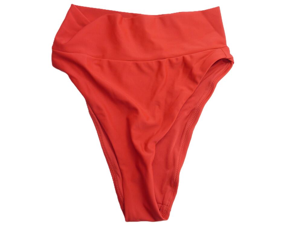 NWT Aerie Swim Separates Red High Cut Cheeky Bikini Bottom XS